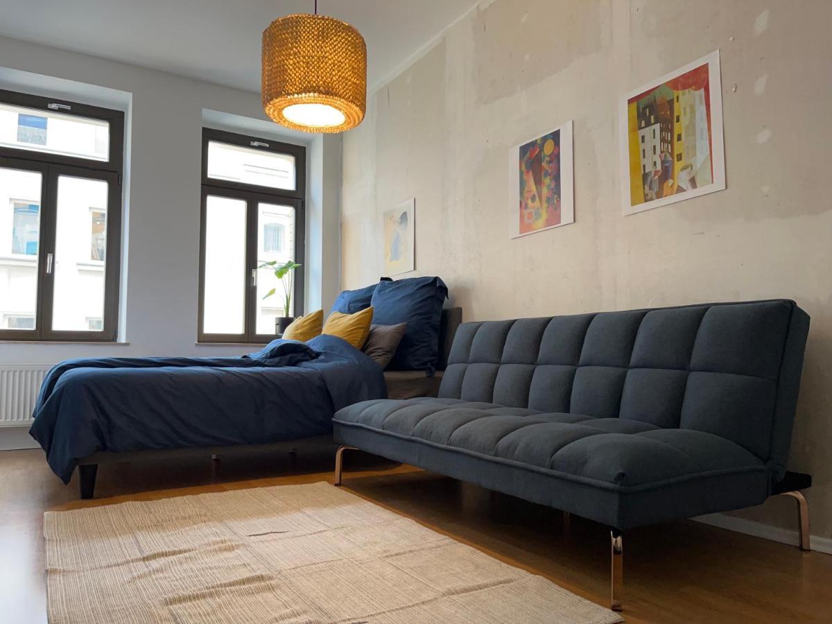 Stilvoller Altbau Mit Balkon - 10 Min To Center Apartman Lipcse Kültér fotó